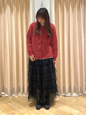 「アイテム（ドレスシューズ、グレー系）」を使った、ゆいさん（レディース・154cm）の秋コーディネート