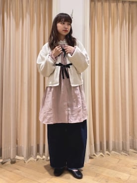 「秋先取りコーデ」｜「アイテム（チュニック）」を使った、ゆいさん（レディース・154cm）の秋コーディネート
