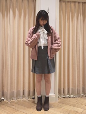 ゆいさん（レディース・154cm）の冬コーディネート