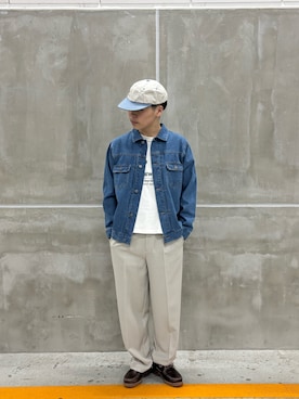 中谷昇聖さん（メンズ・173cm）の春コーディネート