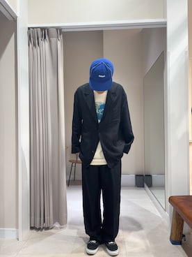 「アイテム（その他アウター）」を使った、中谷昇聖さん（メンズ・173cm）の秋コーディネート