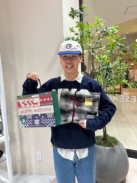 中谷昇聖さん（メンズ・173cm）の秋コーディネート