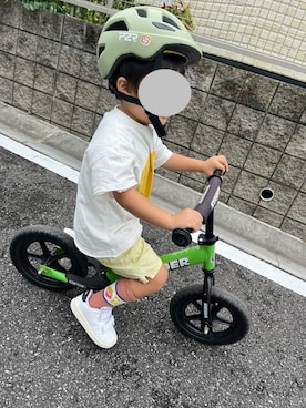 「アイテム（ソックス/靴下）」を使った、MiTsuMuさん（キッズ・100cm）の秋コーディネート