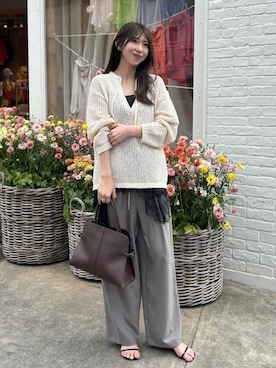 「LARUTA（ラルータ）のアイテム」を使った、yurie02082813さん（レディース・163cm）の春コーディネート