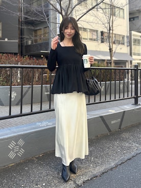 「LARUTA（ラルータ）のアイテム」を使った、yurie02082813さん（レディース・163cm）の冬コーディネート