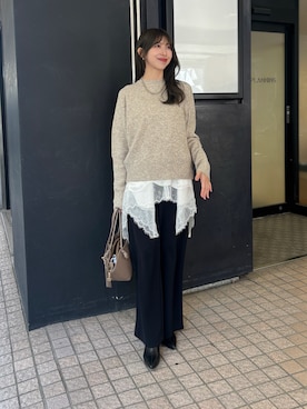 「LARUTA（ラルータ）のアイテム」を使った、yurie02082813さん（レディース・163cm）の冬コーディネート