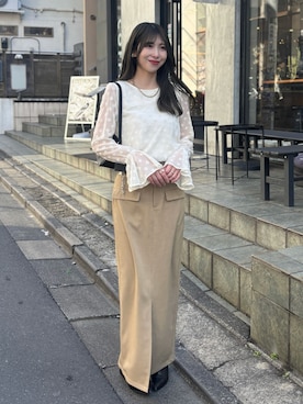 「LARUTA（ラルータ）のアイテム」を使った、yurie02082813さん（レディース・163cm）の冬コーディネート