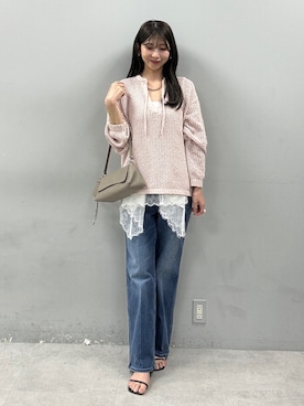 「LARUTA（ラルータ）のアイテム」を使った、yurie02082813さん（レディース・163cm）の春コーディネート