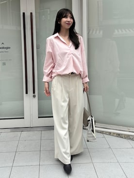 「LARUTA（ラルータ）のアイテム」を使った、yurie02082813さん（レディース・163cm）の春コーディネート