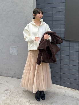 「LARUTA（ラルータ）のアイテム」を使った、yurie02082813さん（レディース・163cm）の冬コーディネート