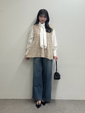 「LARUTA（ラルータ）のアイテム」を使った、yurie02082813さん（レディース・163cm）の冬コーディネート