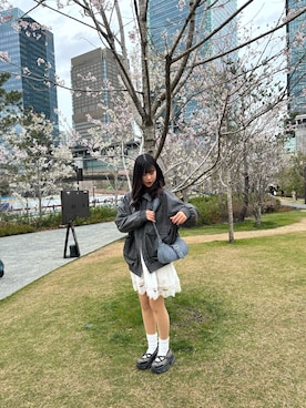 「niko and...（ニコアンド）のアイテム」を使った、meimei819さん（レディース・163cm）の夏コーディネート