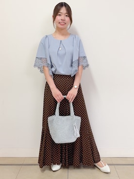 「Reflect（リフレクト）のアイテム（シューズ）」を使った、nikoniko0901さん（レディース・158cm）の春コーディネート