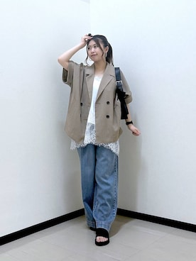 もっちゃんさん（レディース・156cm）の春コーディネート