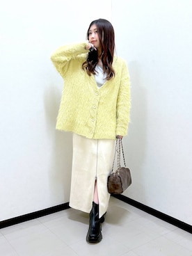 「アイテム（キャミソール、ベージュ系）」を使った、もっちゃんさん（レディース・156cm）の秋コーディネート