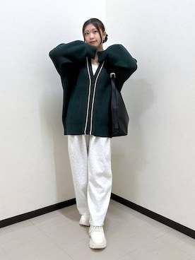 「アイテム（シュシュ）」を使った、もっちゃんさん（レディース・156cm・20代）の秋コーディネート