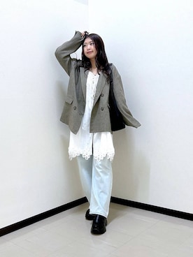 もっちゃんさん（レディース・156cm）の春コーディネート