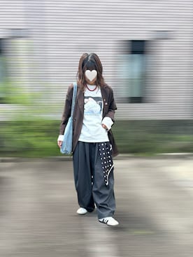 「しまむら（シマムラ）のアイテム（パンツ）」を使った、memeさん（レディース・158cm）の春コーディネート