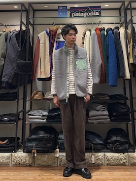 真鍋 嘉淳さん(メンズ・181cm)の冬コーディネート