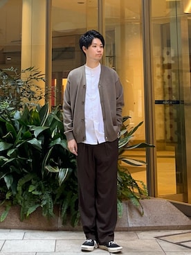 真鍋　嘉淳さん（メンズ・181cm）の秋コーディネート