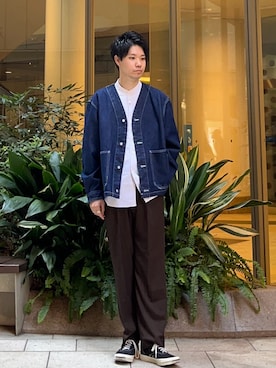 真鍋　嘉淳さん（メンズ・181cm）の秋コーディネート