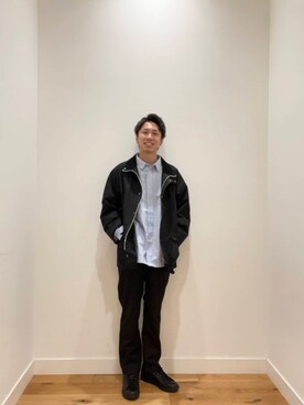 「最旬ブルゾンコーデ」｜多田　宗司さん（メンズ・172cm）の冬コーディネート