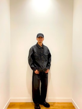 「アイテム（デニムジャケット）」を使った、多田　宗司さん（メンズ・172cm）の夏コーディネート