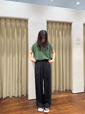 「NIKE（ナイキ）のアイテム」を使った、莉緒さん（レディース・163cm）の夏コーディネート