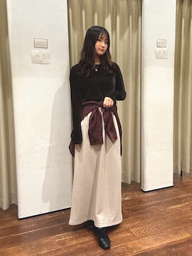 莉緒さん（レディース・163cm）の秋コーディネート