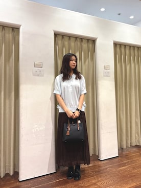 莉緒さん(レディース・163cm)の夏コーディネート