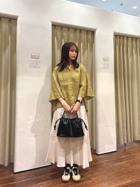 莉緒さん（レディース・163cm）の春コーディネート