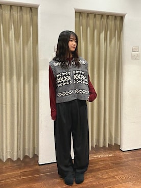 「かぐれ」｜莉緒さん（レディース・163cm）の秋コーディネート