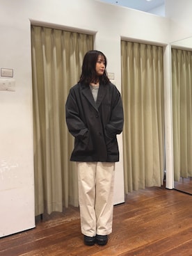 莉緒さん（レディース・163cm）の冬コーディネート