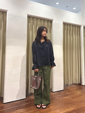 莉緒さん（レディース・163cm）の夏コーディネート