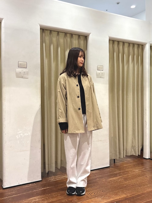 DOORS グランフロント大阪莉緒さんのステンカラーコートを使った