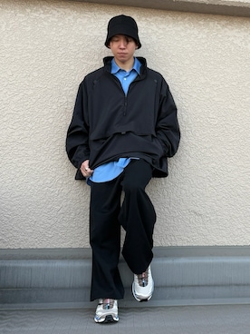 「Graphpaper（グラフペーパー）のアイテム」を使った、matahatiさん（メンズ・168cm）の春コーディネート