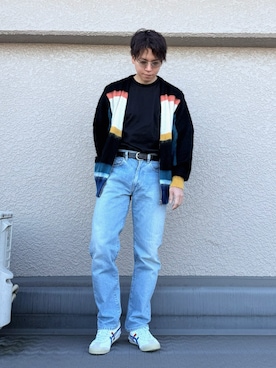 「CIOTA（シオタ）のアイテム（パンツ）」を使った、matahati（相互フォロー）さん（メンズ・168cm）の春コーディネート