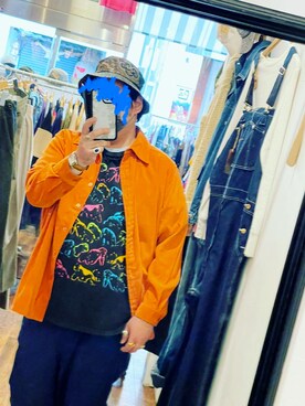 「BIG SMITH（ビッグスミス）のアイテム」を使った、おかわり特盛さん（メンズ・176cm）の冬コーディネート