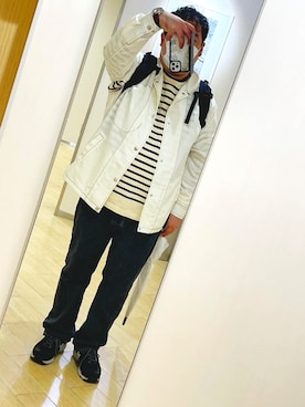 「Original.（オリジナル）のアイテム（ジャケット/アウター）」を使った、おかわり特盛さん（メンズ・176cm）の春コーディネート