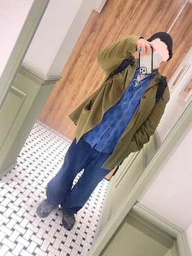 「outfit」｜「アイテム（ノーカラージャケット）」を使った、おかわり特盛さん（メンズ・176cm）の春コーディネート