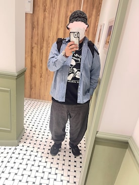 「SAS（エスエーエス）のアイテム（スニーカー）」を使った、おかわり特盛さん（メンズ・176cm）の夏コーディネート