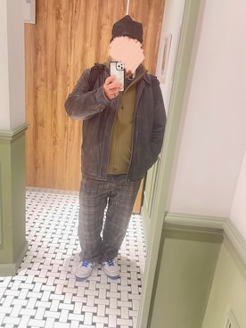 「Eddie Bauer（エディーバウアー）のアイテム（ジャケット/アウター）」を使った、おかわり特盛さん（メンズ・176cm）の冬コーディネート