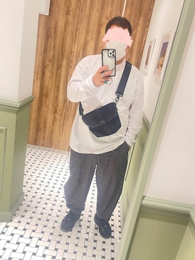 「SAS（エスエーエス）のアイテム（スニーカー）」を使った、おかわり特盛さん（メンズ・176cm）の春コーディネート