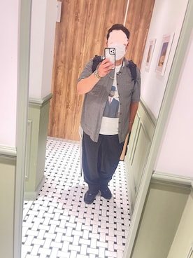 「SAS（エスエーエス）のアイテム（スニーカー）」を使った、おかわり特盛さん（メンズ・176cm）の夏コーディネート