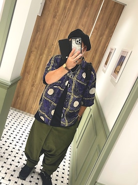 「Original.（オリジナル）のアイテム（パンツ）」を使った、おかわり特盛さん（メンズ・176cm）の秋コーディネート