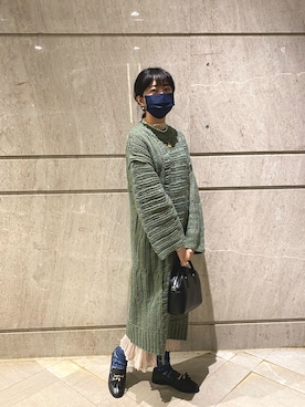 アリソン𝙰𝚕𝚕𝚒𝚜𝚘𝚗 さん(レディース・160cm)の冬コーディネート