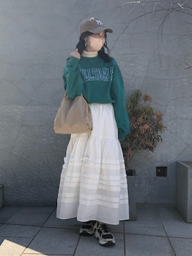 lucidamanaさん（レディース・155cm）の冬コーディネート