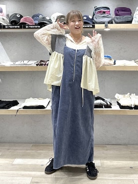 「アイテム（マタニティウェア/グッズ）」を使った、ばなおりさん（レディース・158cm）の秋コーディネート