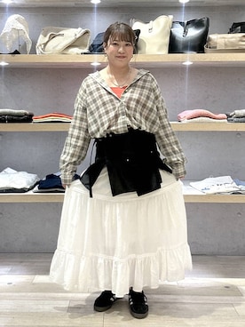 ばなおりさん（レディース・158cm）の春コーディネート