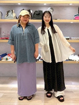 ばなおりさん（レディース・158cm）の夏コーディネート